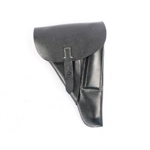 Replica WW2 German Army P08 Luger Soft Shell Leather Holster Black DL534 - Picture 1 of 4