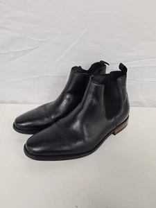 Mens Hush Puppies Wisconsin Boots US 10 Black *C-GRADE* - FREE SHIPPING - Picture 1 of 6