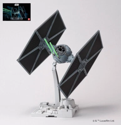 KIT MODELLINO SPAZIALE STATICO REVELL TIE FIGHTER BANDAI STAR WARS SCALA 1/72 - Immagine 1 di 4