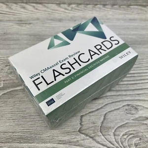 Wiley - CMAexcel Prüfungsüberprüfung - ""Flashcards"" - Teil 2: Finanzielle Entscheidungsfindung - Bild 1 von 9