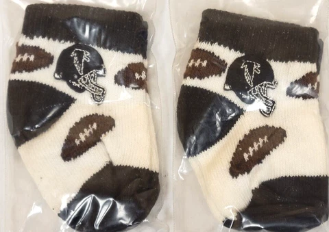 NFL Atlanta Falcons Infant-Baby Socks, New (Size 6-12 Months) (Last - 2 Pair) Cover