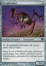 1x Scrapbasket NM, English MTG Shadowmoor