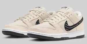 Nike SB Dunk Low x Albino & Preto 'Fossil' Men's Size US 9 Casual Sneakers New✅ - Picture 1 of 8
