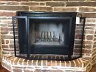 UniFlame 3 Fold Black Wrought Iron Fireplace Screen Mod# S-1504  - 29" H x 52" W