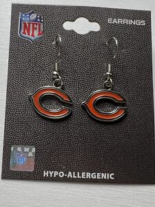 NFL Chicago Bears Logo Jewelry Earrings Football