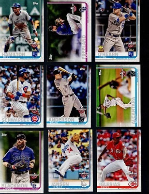 2019 TOPPS OPENING DAY Baseball Complete Your Set INSERTS BUY MORE SAVE MORE - Image 1 of 4