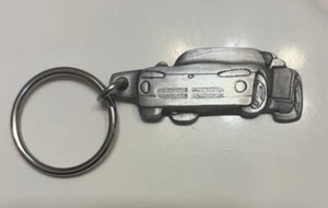 Dodge Viper R-T Key Chain Fob 2.25” Length Brushed Nickel Finish - Picture 1 of 3