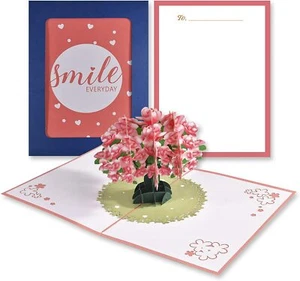 3D Pop Up Card 3 in 1 Holiday Greeting Card with Signature Paper & Envelope 6x8" - Picture 1 of 7
