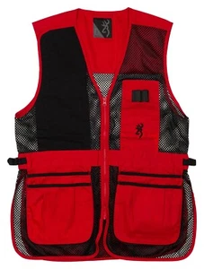 Browning Trapper Creek Mesh Shooting Vest Black/Red 3050267105 Size - 2XL - Picture 1 of 2
