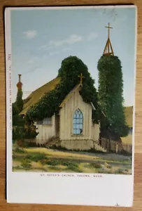 St. Peter's Church Tacoma Washington WA Postkarte PC 1911 Britton & Rey - Bild 1 von 1