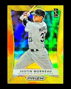 1er AÑO - 2012 Panini PRIZM GOLD /10 - PRIZM GOLD #08/10 - Justin Morneau #105 - Imagen 1 de 4