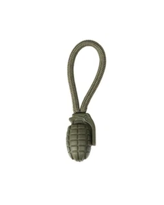 Tirador de anillo piña, cremallera, lazo, chaqueta, ejército, exterior -NUEVO- - Imagen 1 de 4