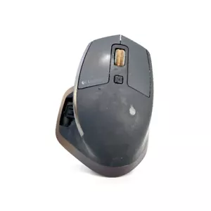 Logitech MX Master 5 Buttons Bluetooth Wireless Gaming Mouse 1600 dpi Black - Picture 1 of 3