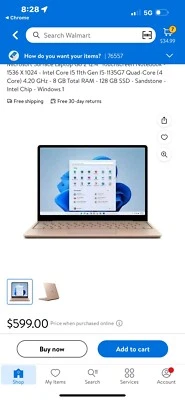 Microsoft Surface Laptop Go 2 Windows 11 Foto 1 de 4