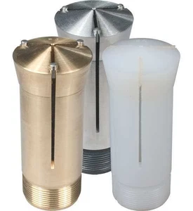 3pc NEW 5C Emergency Collet Set includes one each STEEL, BRASS and NYLON - Picture 1 of 1