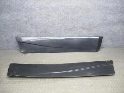 91-99 MITSUBISHI 3000GT SET OF 2 LEFT & RIGHT DOOR TRIM MOLDING COVER BLACK OEM - Image 1 of 4