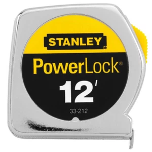 Stanley PowerLock 33-212 12 ft. L X 0.5 in. W Tape Measure - Picture 1 of 3