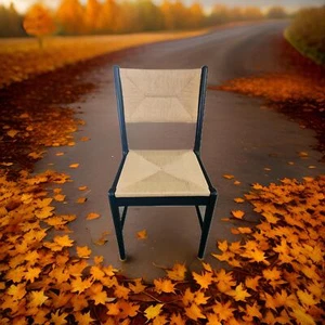 Sunnyvale Woven Dining Chair Black - Threshold™ Designed with Studio McGee - Picture 1 of 6