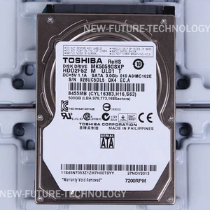 TOSHIBA (MK5059GSXP) 500 GB HDD 2.5" 8 MB 5400 RPM SATA Laptop Hard Disk Drive - Picture 1 of 2