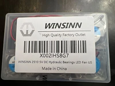 25x25x10 RGB Fan 5V, LED Colorful 3D Printer, 5 Volt, 3D Printer Fan - Image 1 of 2