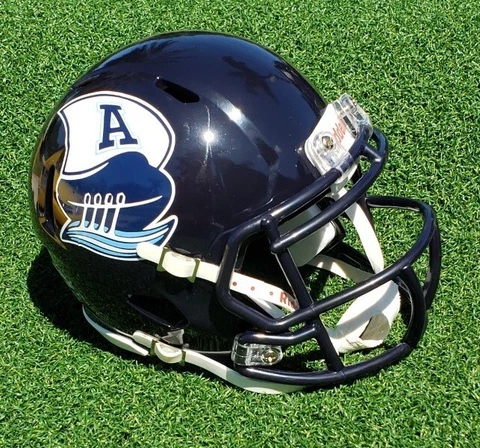 TORONTO ARGONAUTS CFL FOOTBALL MINI SPEED HELMET, OTHER STYLES AVAILABLE Cover