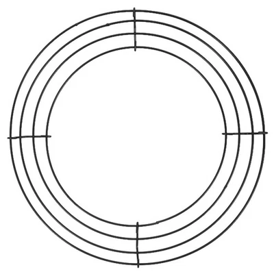 Wire Wreath Making Ring Round Form Hanging Decorations Holiday Frame - image 1 of 4