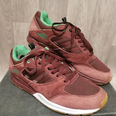 Adidas Tech Super Hombre Entrenadores Granate Verde Reino Unido 10.5 Art G96501 2013 Foto 1 de 4