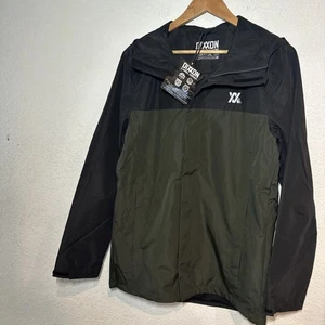 Herren Dixxon Flannel Co. Windbreaker / Regenmantel.. Medium! Neu mit Etikett, schwarz & grün - Bild 1 von 10
