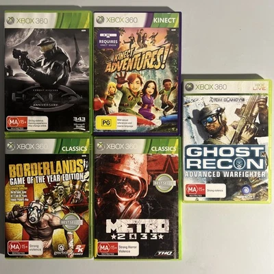 Xbox 360 Game Bundle x5, All Have Manuals, PAL - Image 1 of 4