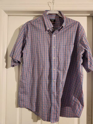 Camisa con botones Berkley Jensen para hombre talla XL multicolor a cuadros Foto 1 de 4