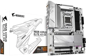 GIGABYTE B650 AORUS Elite AX ICE AM5 ATX DDR5 PCIe 5.0 WiFi 6E Gaming MB - Picture 1 of 9