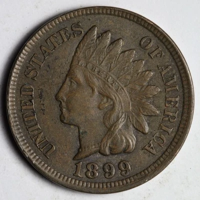 1899 Indian Head Cent Penny UNC *UNCIRCULATED* MS E212 TA - Image 1 of 2