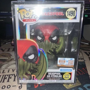 DEADPOOL AS CTHULHU (GLOW) Funko Pop! #1490 Figure GRAIL LE 750 In Hand - Imagen 1 de 3