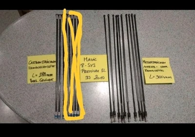 Mavic R-SYS Premium SL Speichen in Karbon,  Wheel Spoke Carbon - Immagine 1 di 4