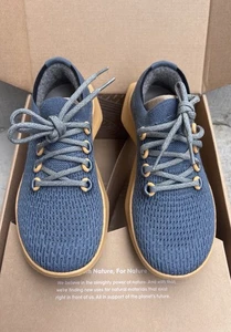 NEW Allbirds Tree Dasher 2 Calm Teal Forage Tan Knit Sneakers Size 6.5 - Picture 1 of 9