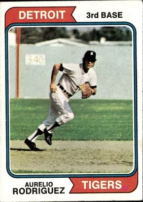 Aurelio Rodriguez 1974 Topps #72 Detroit Tigers - Image 1 of 2