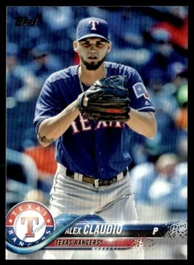 2018 Topps Alex Claudio Texas Rangers #404 - Picture 1 of 2