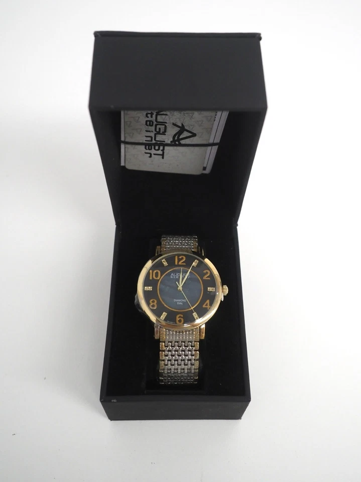 45mm Men's "August Steiner" Gorgeous Analogue Watch. Brand New. Bargain Price - image 1 of 4