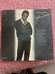Romantically Johnny Mathis Vinyl Record 1963 33 12" Vintage - Picture 1 of 3