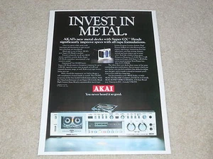 Anuncio principal Akai GX-F90 Super GX, 1978, 1 página, artículo, información - Imagen 1 de 1