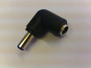5.5mm x 2.1mm Female to Male Right Angled 90 Degree Angle 5.5x2.1 Connector - Picture 1 of 1