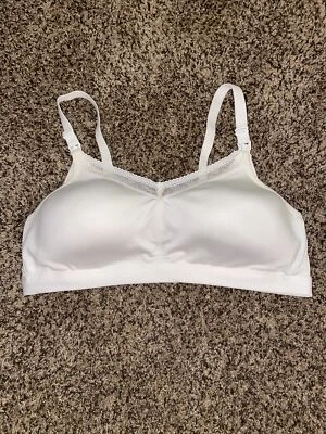 Playtex Nursing Comfort Flex Wirefree Bra US-3002 White - Size Medium - Image 1 of 4