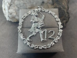 Clogau Base Galloise Métal Batteur Décoration Noël Rare Pays de Galles 12 - Photo 1/5