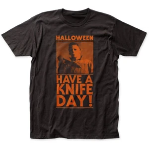 Halloween Have A Knife Day Michael Myers Slasher Horror Movie Tee HLWN07 - Picture 1 of 3