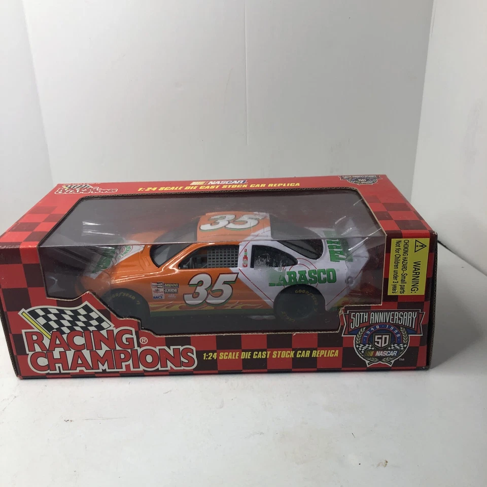 RACING CHAMPIONS 1998 TODD BODINE #35 TABASCO PONTIAC GRAND PRIX 1:24 SCALE  - Image 1 of 4