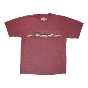 Newport Blue Ford Mustang Mach 1 + GT500 Classic Cars T-Shirt Men's Size Large - Picture 1 of 5