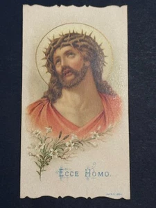 holy card chromolithography santino image pieuse "ECCE HOMO" - Picture 1 of 1