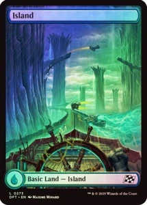 MTG | Island (#273) (Full Art) FOIL | (NM) Aetherdrift - Foto 1 di 1