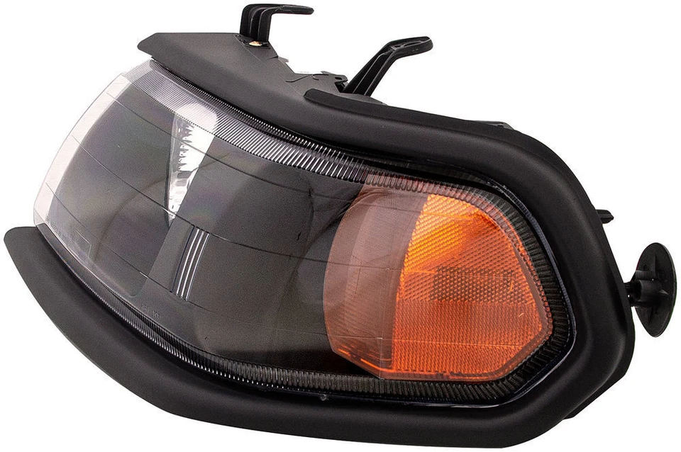 CONJUNTO FARO IZQUIERDO CONDUCTOR DEPORTIVO MITSUBISHI MONTERO 00-04 CON MOLDURA NEGRA Foto 1 de 4