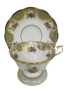 Royal Albert English Bone China Empress Series Josephine Teacup & Saucer 1983 - Picture 1 of 5